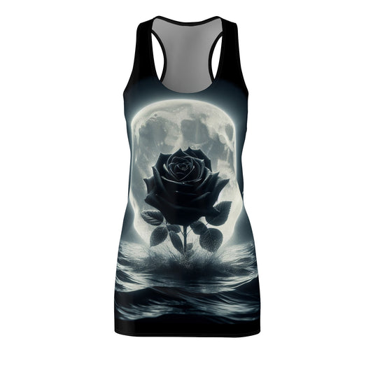 Eternal Black Rose Dress